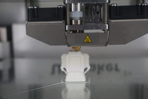 PNP’s 3D printer printing a robot