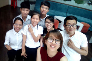 Seflie with PYCO staff and PNV students