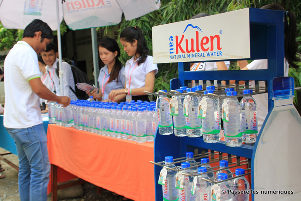 View of partner Kulen (Cambodia water) booth