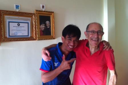 Patrick with a former student of PN Vietnam