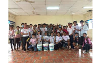 Cambodge – La Décoration du Centre – Un projet à plusieurs étapes pour un meilleur environnement de travail !